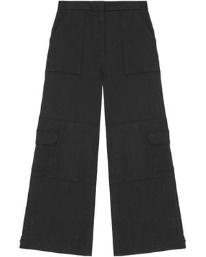 パンツ Ganni Twill Suit Pants Black Black Twill Suiting Cargo Pants | GANNI US