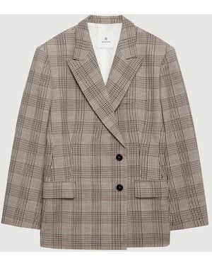 Anine Bing Aretha Blazer - Brown