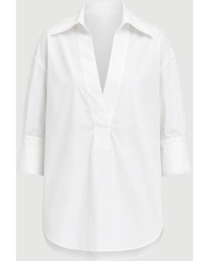 Twp Polo Shirt With Combo - White