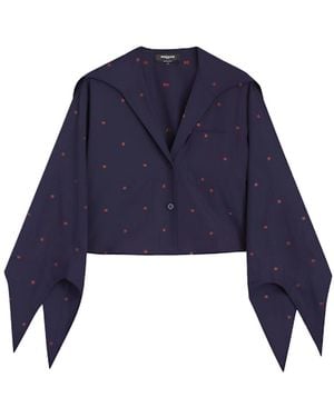 Rochas Sailor-Collar Shirt - Blue