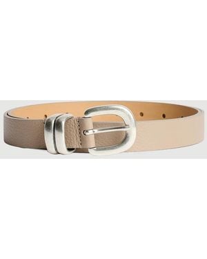 By Malene Birger Zoilo Suede Belt Old - Natural