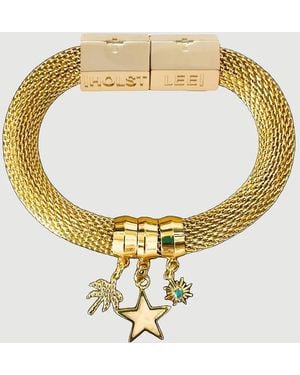 Holst + Lee Mesh Charm Bracelet - Metallic