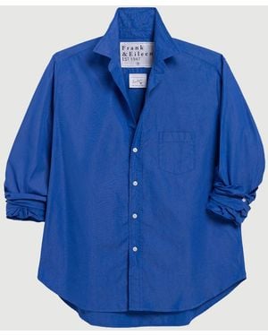 Frank & Eileen Eileen Button Up Royal - Blue