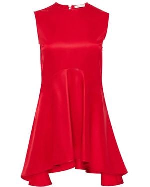 JW Anderson Draped Hem Sleeveless Top - Red