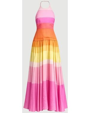 Acler Rourke Maxi Dress - Pink
