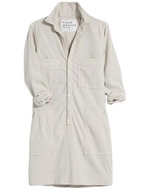 Frank & Eileen Southern Playsuit Dress - White