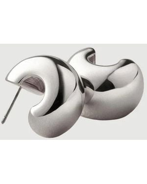Jenny Bird Small Gemma Hoops - Metallic