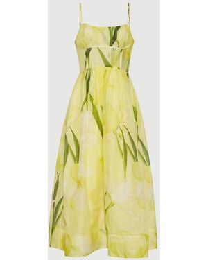 Cara Cara Alba Midi Dress - Yellow