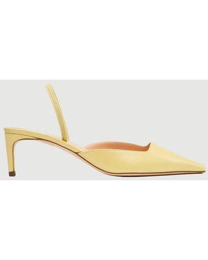 Rupert Sanderson Aminta Slingback Buttercup Naplak - Metallic