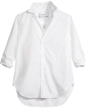 Frank & Eileen Frank Woven Button Up - White