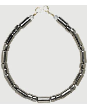 Her New Tribe Coin Sundry Bead One & Four Necklace - Metallic
