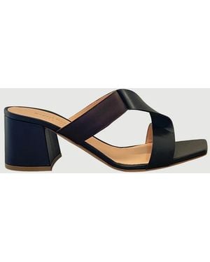 Rupert Sanderson Oonah Block Heel Sandal - Blue