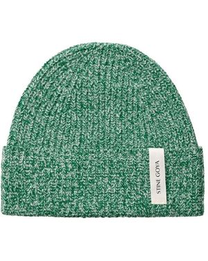Stine Goya Wool Beanie - Green