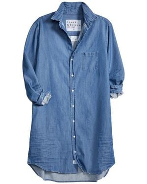 Frank & Eileen Mary Classic Shirtdress - Blue