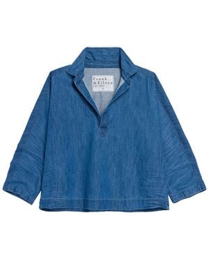 Frank & Eileen Gabi Popover Shirt - Blue