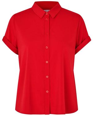 Samsøe & Samsøe Majan Ss Shirt - Red