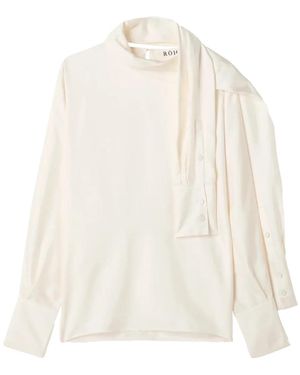Rohe Foulard Silk Top - White