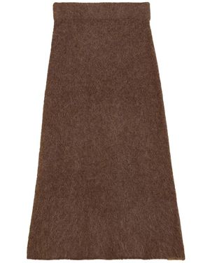 Holzweiler Fure Fluffy Skirt - Brown