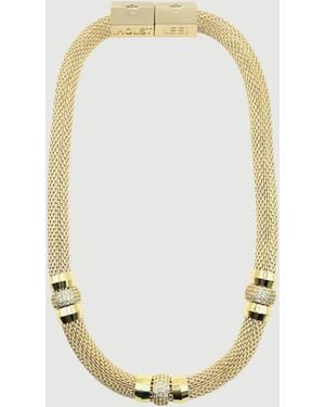 Holst + Lee Fancy Mesh Necklace - Metallic