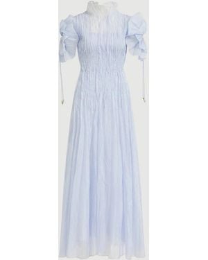 Aje. Clara Midi Dress - Blue