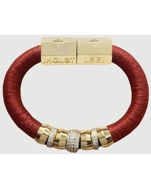 Holst + Lee Luxe Classic Bracelet Rust - White