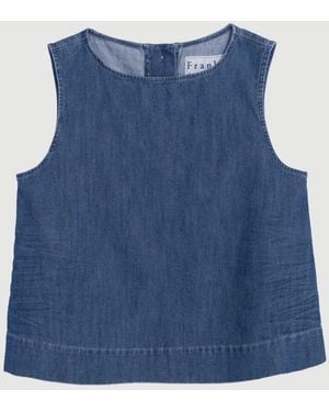 Frank & Eileen Shelley Shell Tank - Blue