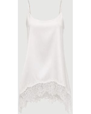 STAUD Chloe Silk Cami Ivory - White