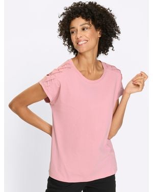 Sieh an! Rundhalsshirt - Pink