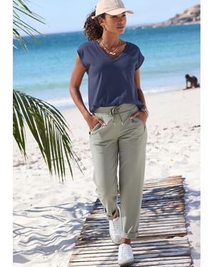 Beachtime V-Shirt - Blau