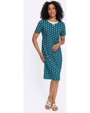 Sieh an! Jerseykleid - Blau