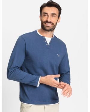 Catamaran Langarmshirt - Blau