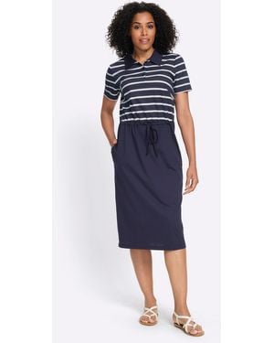 Sieh an! Jerseykleid - Blau