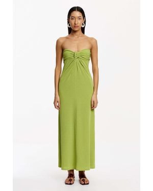 SO ONLINE AU Carrey Strapless Maxi Dress For - Green