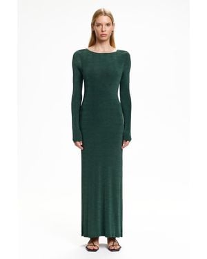 SO ONLINE AU Luisa Long Sleeve Maxi Dress For Color, Size - Green