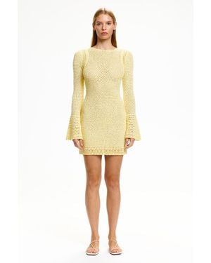 SO ONLINE AU Oakleigh Mini Dress - Yellow