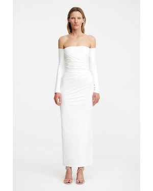 SO ONLINE AU Nala Maxi Dress For Polyester - White