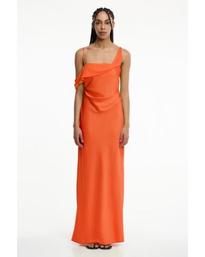 SO ONLINE AU Devlyn Maxi Dress By Satin - Orange
