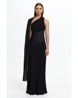 SO ONLINE AU Yeirah Dress For Full-Length Evening Gown, 100% Polyester - Black