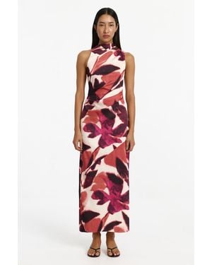 SO ONLINE AU Rumer Maxi Dress, Polyester - Red