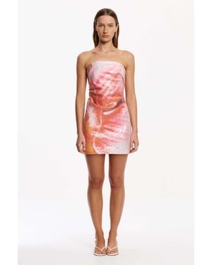 SO ONLINE AU Aden Strapless Mini For - Red