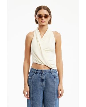 SO ONLINE AU Nailah Top By Shimmer Jersey - Blue