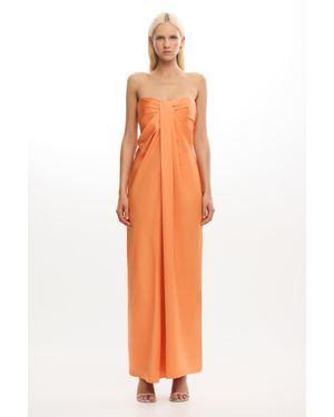 SO ONLINE AU Alyssa Strapless Maxi Dress For in White | Lyst