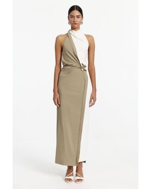 SO ONLINE AU Rowyn Maxi Dress For Cotton - White