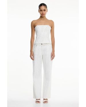 SO ONLINE AU Xiorra Pant For 100% Cotton - White