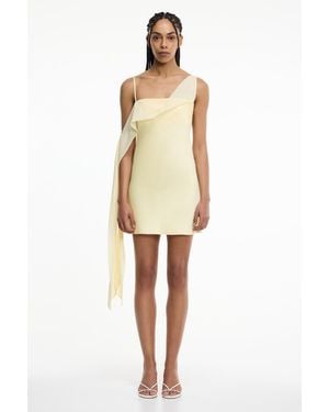 SO ONLINE AU Devlyn Mini Dress By Satin - Natural