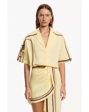 SO ONLINE AU Morrigan Shirt For Color, Size, 100% Cotton - Natural