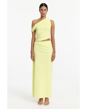 SO ONLINE AU Drue Skirt By High-Waisted Maxi Skirt For - Yellow