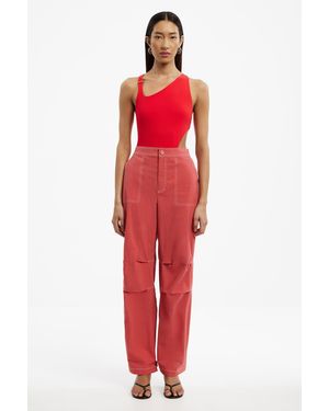 SO ONLINE AU Charley Pant For Cotton - Red
