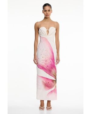 SO ONLINE AU Quentin Maxi Dress - Pink