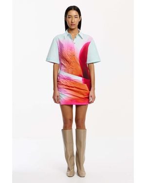 SO ONLINE AU Claire Mini Dress - Red